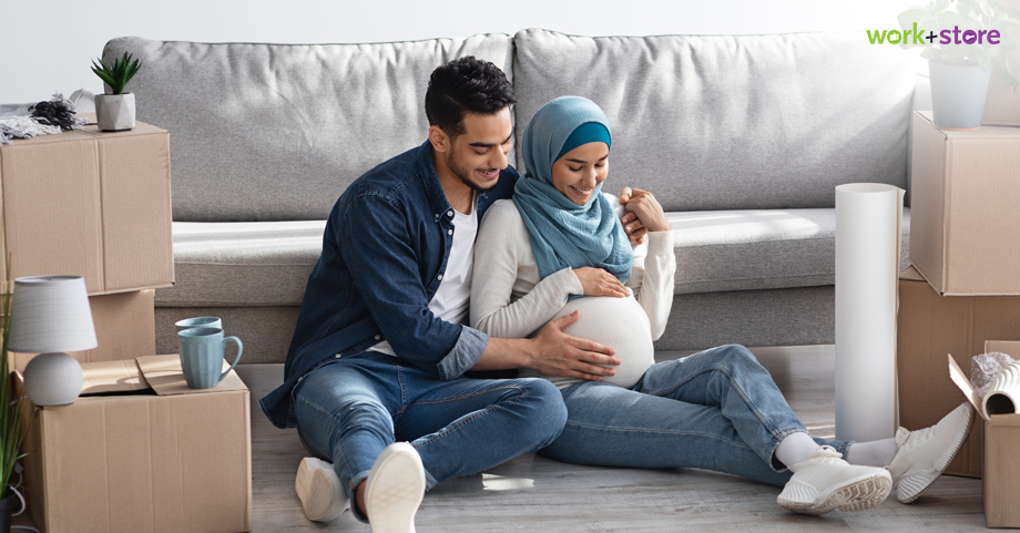 How Self-Storage Can Help To Declutter Your House Before Welcoming The New Member