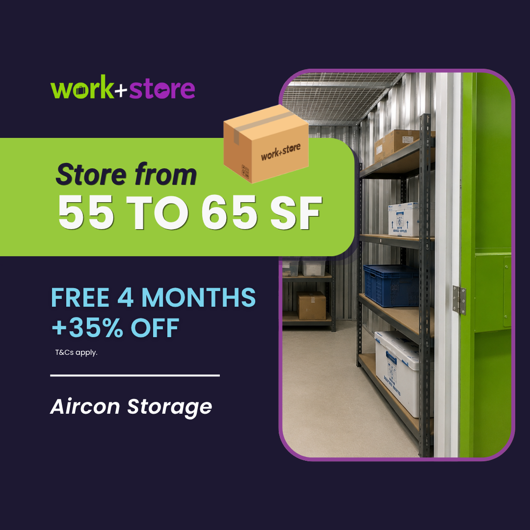 Aircon Storage (55-65 sqft): Free 4 Months + 35% Off