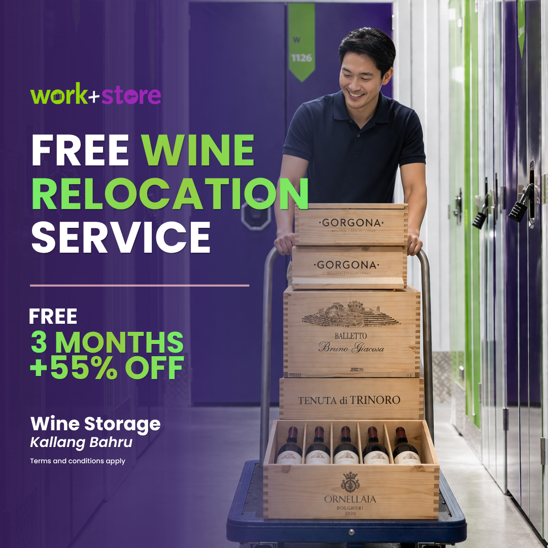 Wine Storage Promo: Free 3 Months + 55% OFF